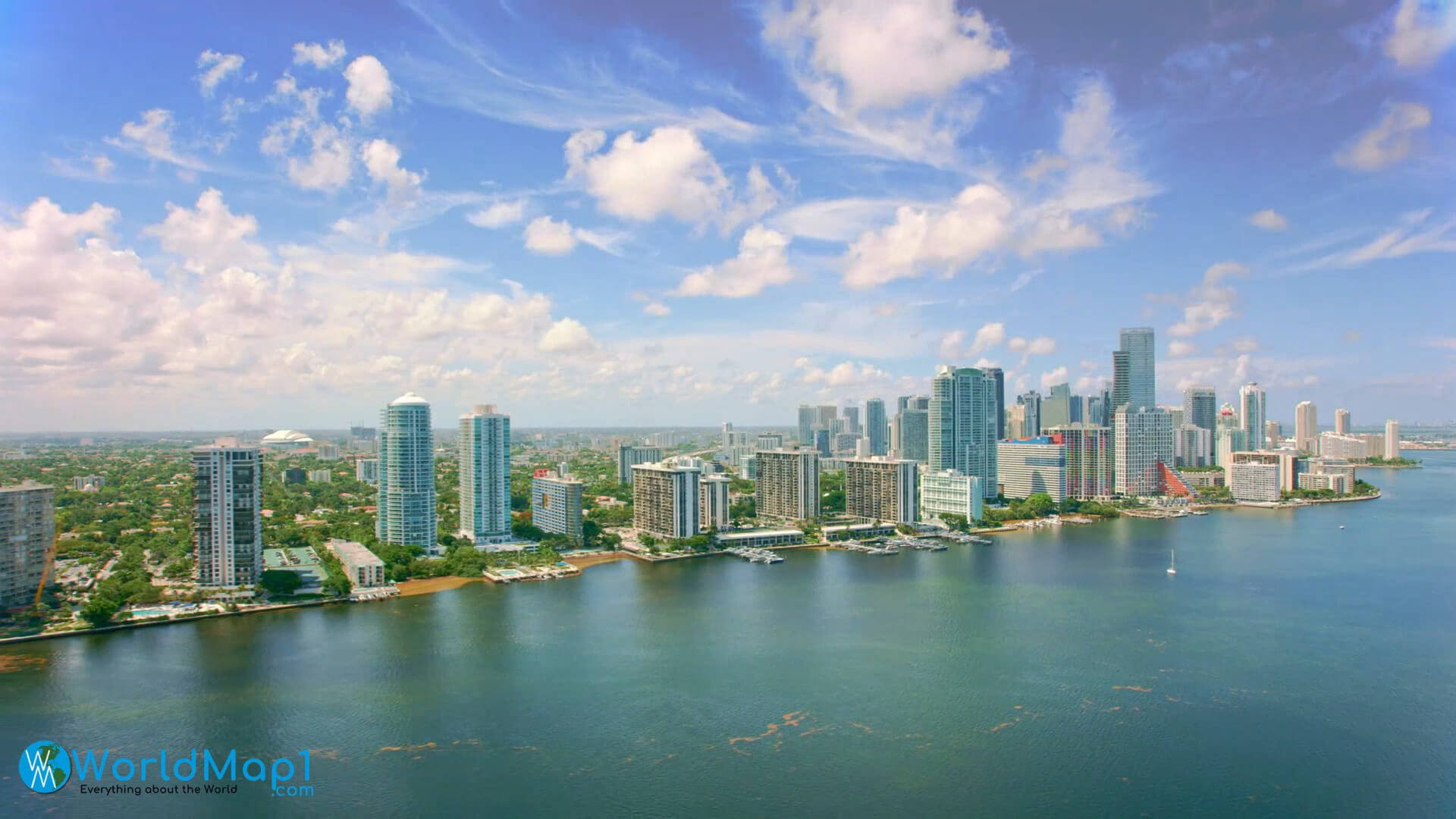 Miami Florida Aerial View